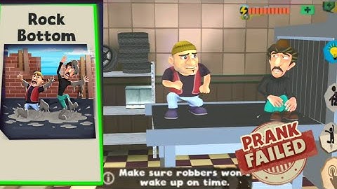 Scary Robber Home Clash Rock Bottom Failed Prank Ending New Updater New Fun Video Every day