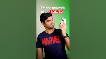 SOLVE iPhone Network Issue Problem!