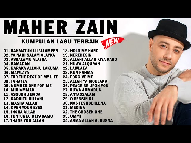 Maher Zain Full Album | Rahmatun Lil'Alameen, Assalamu Alayka | Maher Zain Lagu Terbaik 2023 class=