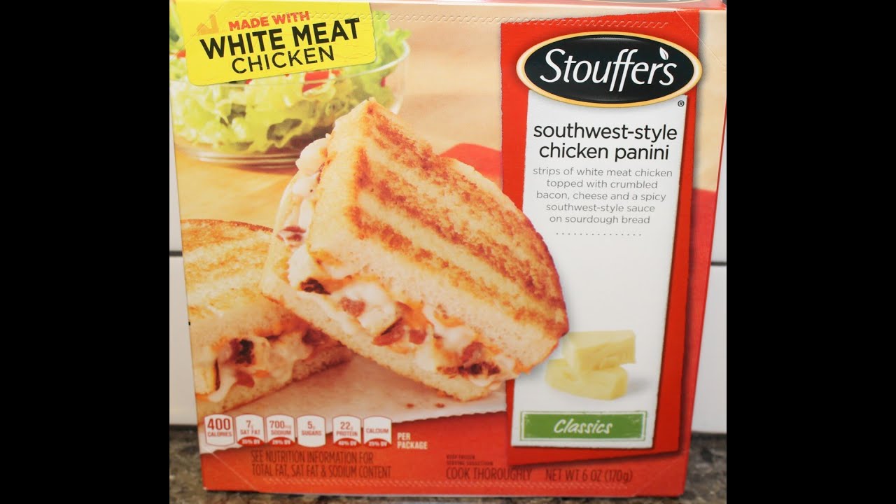 Stouffer\u2019s SouthwestStyle Chicken Panini Review YouTube Stouffer\u2019s SouthwestStyle Chicken Panini Review YouTube
