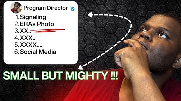 Before You Submit Your Residency ERAS: Fix These Small but MIGHTY Things