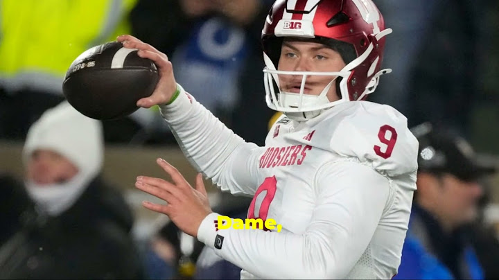 Indiana University face Notre Dame in first round of the College Football Playoff