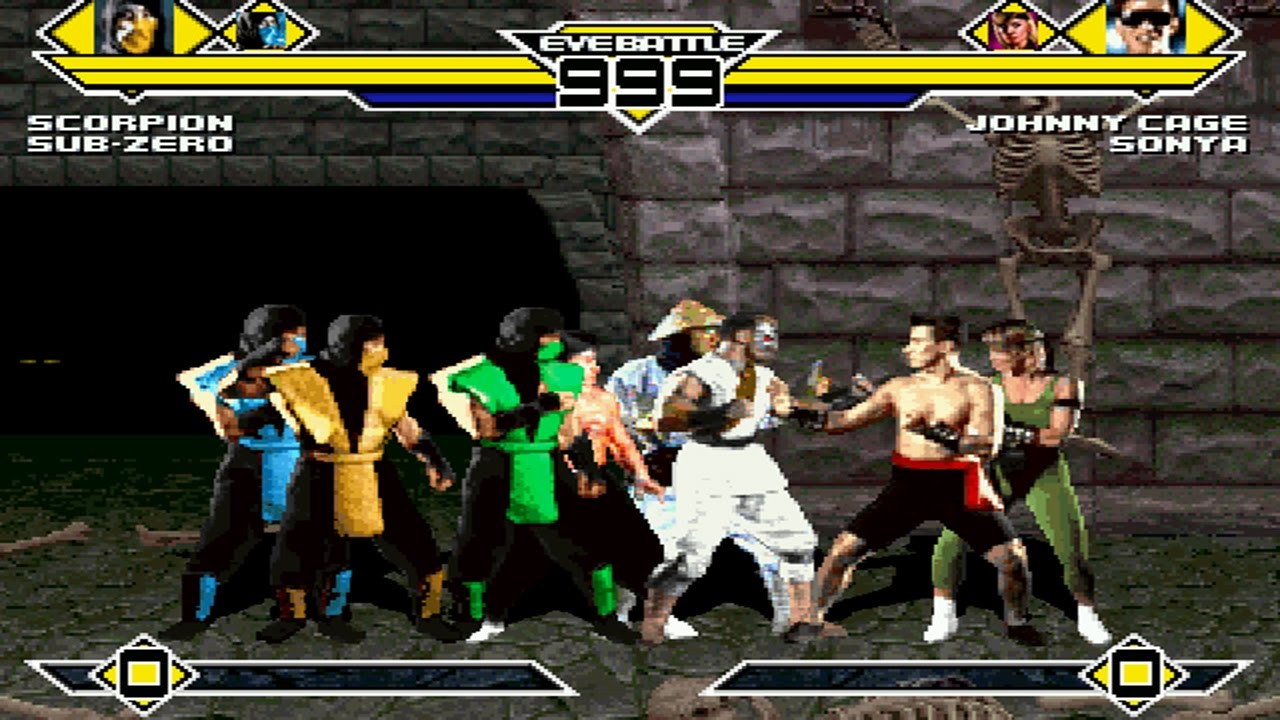 Mortal Kombat Party 4v4 Patch MUGEN 1.0 Battle!!!