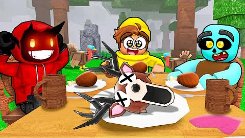 We Completed THE THANKSGIVING CHALLENGE in 99 Nights in The Forest...