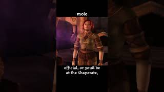 mole — Dragon age : Origins dialogue scene