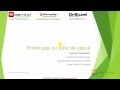 Demo Instructor Excel 2016 I - Primii pasi cu foile de calcul