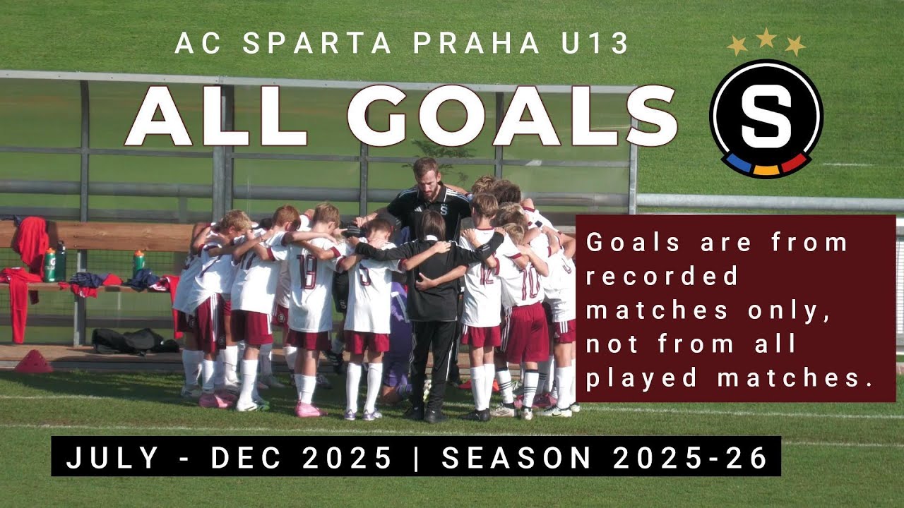 Choose your BEST GOAL | ALL GOALS | Jul-Dec 2025 | AC Sparta Praha U13