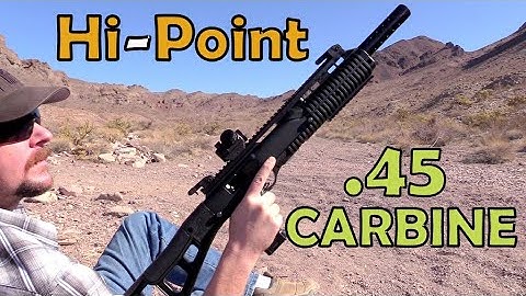 Cover Image for Hi-Point .45 Carbine Review - Might Be The Best $300 I Have Spent On A Gun!  TRS-25 Bushnell Red Dot