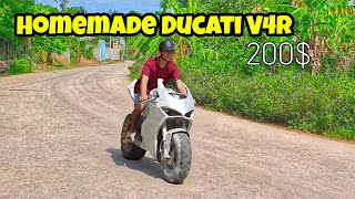 Tự Chế Tạo Ducati | Homemade Your Own $ 200 Ducati With Paper And Plastic Composite