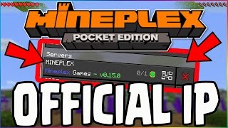 MCPE MINEPLEX SERVER IP RELEASED! OFFICIAL 0.15.1 ...