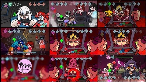 FNF Challeng Edd End Mix But its A Mashup of 9 Versions