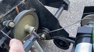John Deere LA110 - Part5 - Removing Snow Blower Attachment