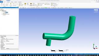 ANSYS Fluent  Flow in a simple pipe system