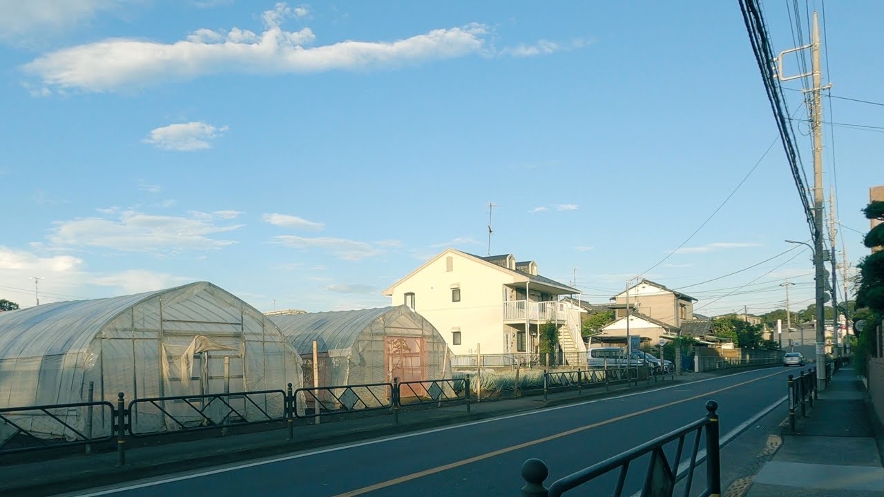 Tokyo Walk | 4K, Relaxing morning walk around residential areas, Path