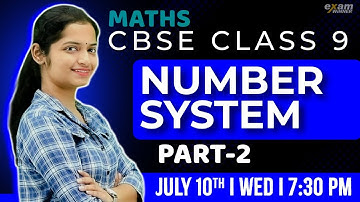 Cbse Class 9 Maths  | Number System | Part 2  | Exam winner