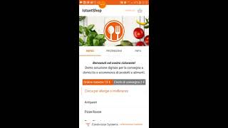 Demo app per ordini digitali per domicilio o asporto. screenshot 2