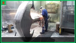 Production Process Of Heavy Duty Appliance Critical Components. Assembling Forging Hydraulic Press