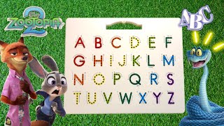 Animals In Zootopia 2 From A To Z - Learn To Write Abc With Magnatab