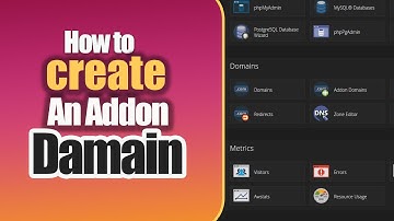 Adding an Addon Domain in cPanel