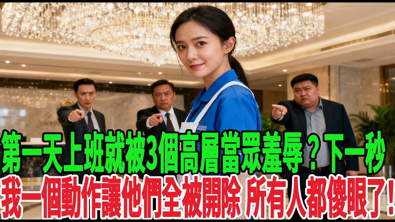 「不過是個掃地的，你配嗎？」第一天上班就被 3 個高層當眾羞辱？我一個動作讓他們全被開除，所有人都傻眼了！      #故事  #情感故事 #情感共鸣 #霧漫書窗