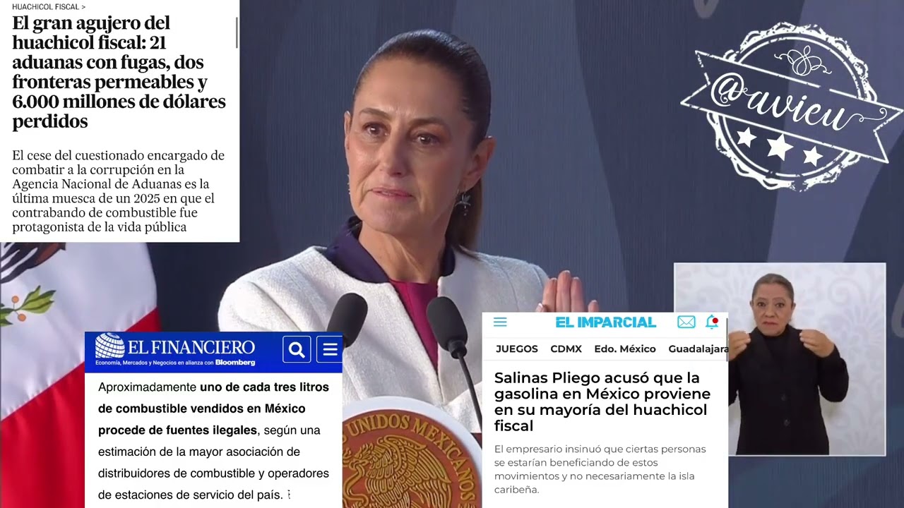 Sheinbaum presume disminución del huachicol fiscal