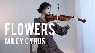 Video thumbnail of "Miley Cyrus - Flowers - Viola Cover"