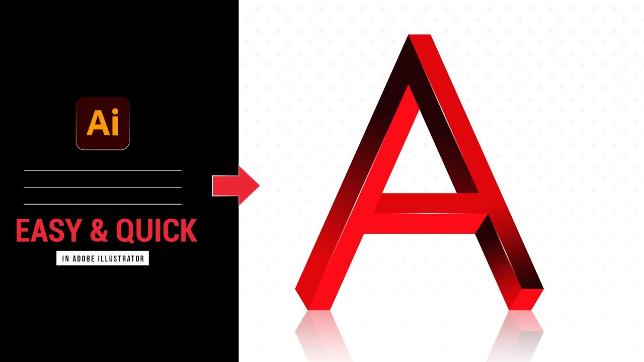 how-to-create-3d-letter-a-in-adobe-illustrator-3d-letter-in
