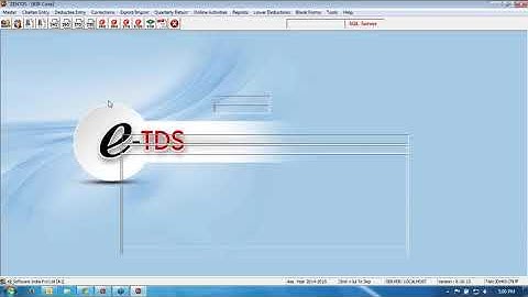 How to e file TDS returns with Zen e TDS Software