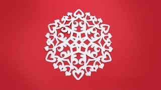 Paper snowflake in 5 minutes crafts. Paper SNOWFLAKE tutorial - learn how to make snowflakes#1