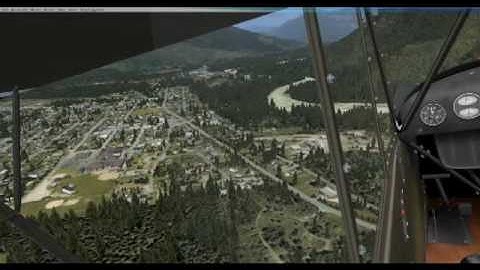 A2A Simulation Piper J-3 Cub landing at Darrington