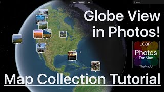 كيفية عرض صورك على الخريطة أو الكرة الأرضية! شرح تطبيق الصور لأجهزة ماك! screenshot 1