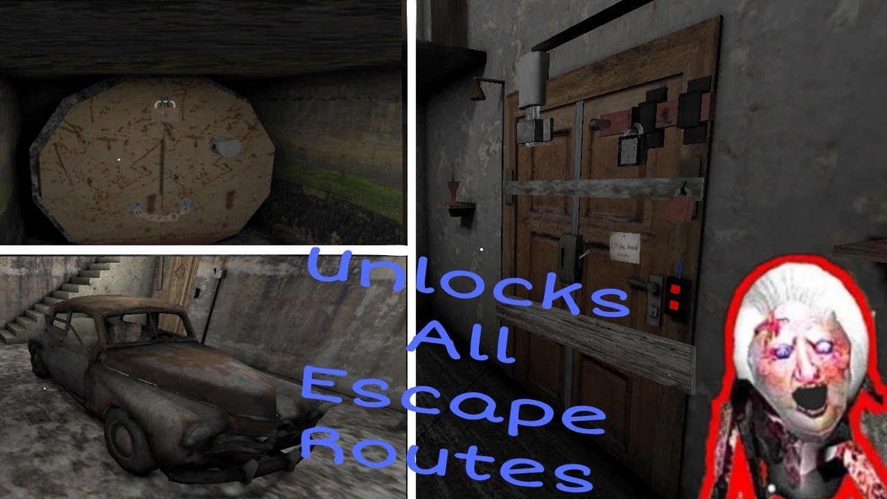 Granny 1.8 - Unlocks All Escape Routes - Practice mode