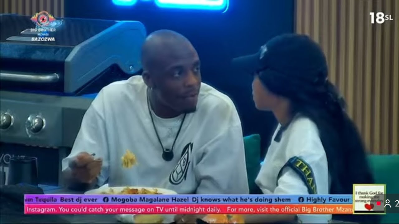 BIG BROTHER MZANSI 2026: MMELI TELLS THANDEKA HE LOVES HER AND SHE IS STRONG TO SURVIVE EVICTION