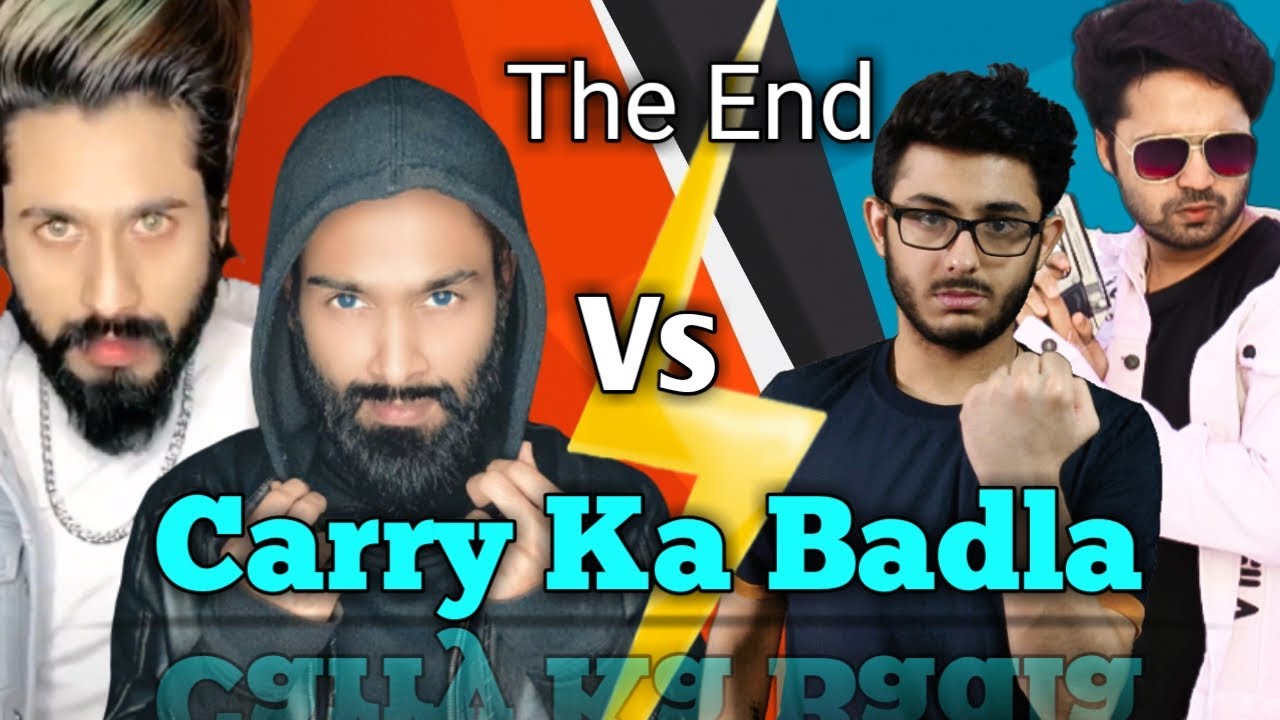 Carry Ka Badla Youtube Vs Tik Tok The End Carryminati Pnv Karan