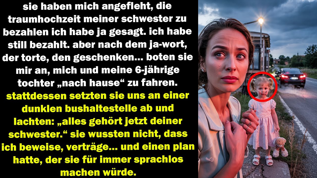sie warfen mich und meine tochter nach der hochzeit raus sie wussten nicht wem wirklich alles gehört