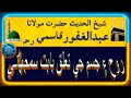 حضرت مولانا عبدالغفورقاسمي رحہ Molana Abdul Ghafoor Qasmi R A روح جسم جي تعلق بابت سمجهاڻي