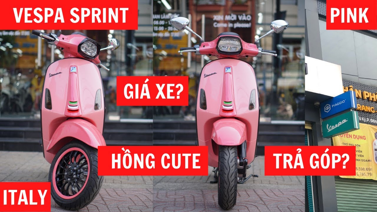 Giá xe Vespa Sprint và khuyến mãi mới nhất 2023  Tinxe