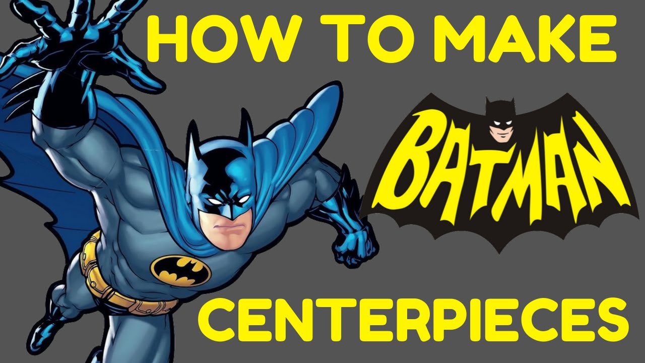 How To Make Batman Superhero Birthday Party Decorations With Free