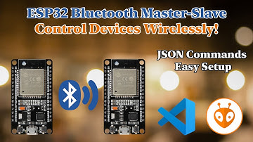 ESP32 Bluetooth Communication: Master-Slave Setup Tutorial with JSON Commands