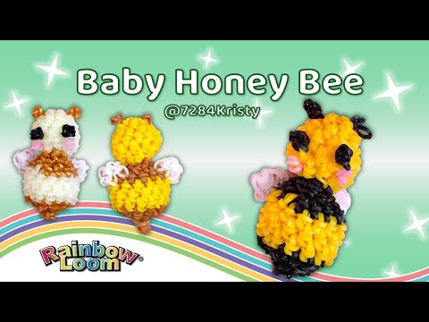 Loomigurumi Baby Honey Bee | Rainbow Loom Tutorial by Michelle | Beginner Friendly | No Sew Design
