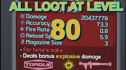 What all loot will look like at level 80