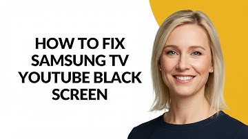 HOW TO FIX SAMSUNG TV YOUTUBE BLACK SCREEN - Julia