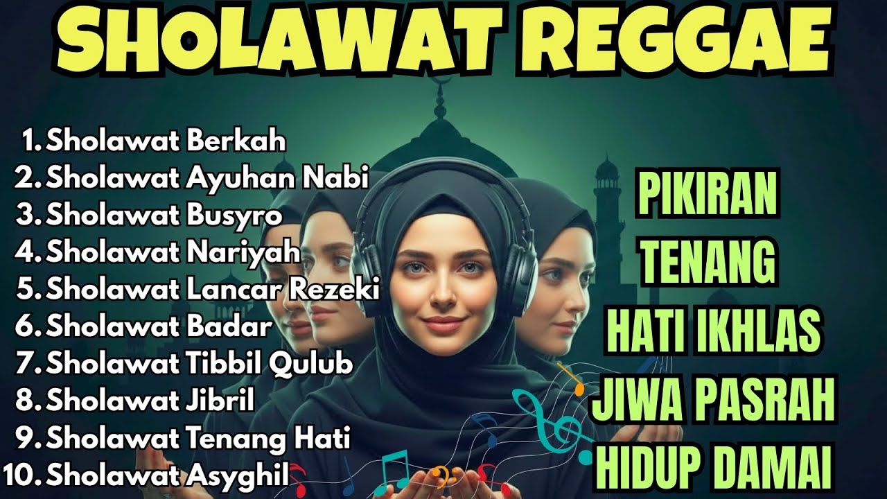 🎶 Sholawat Reggae Easy Listening | Bikin Hati Adem 🎧