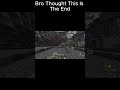 Bro Thought This Is The End #minecraft #minecrafttexture #pvp #cpvp
