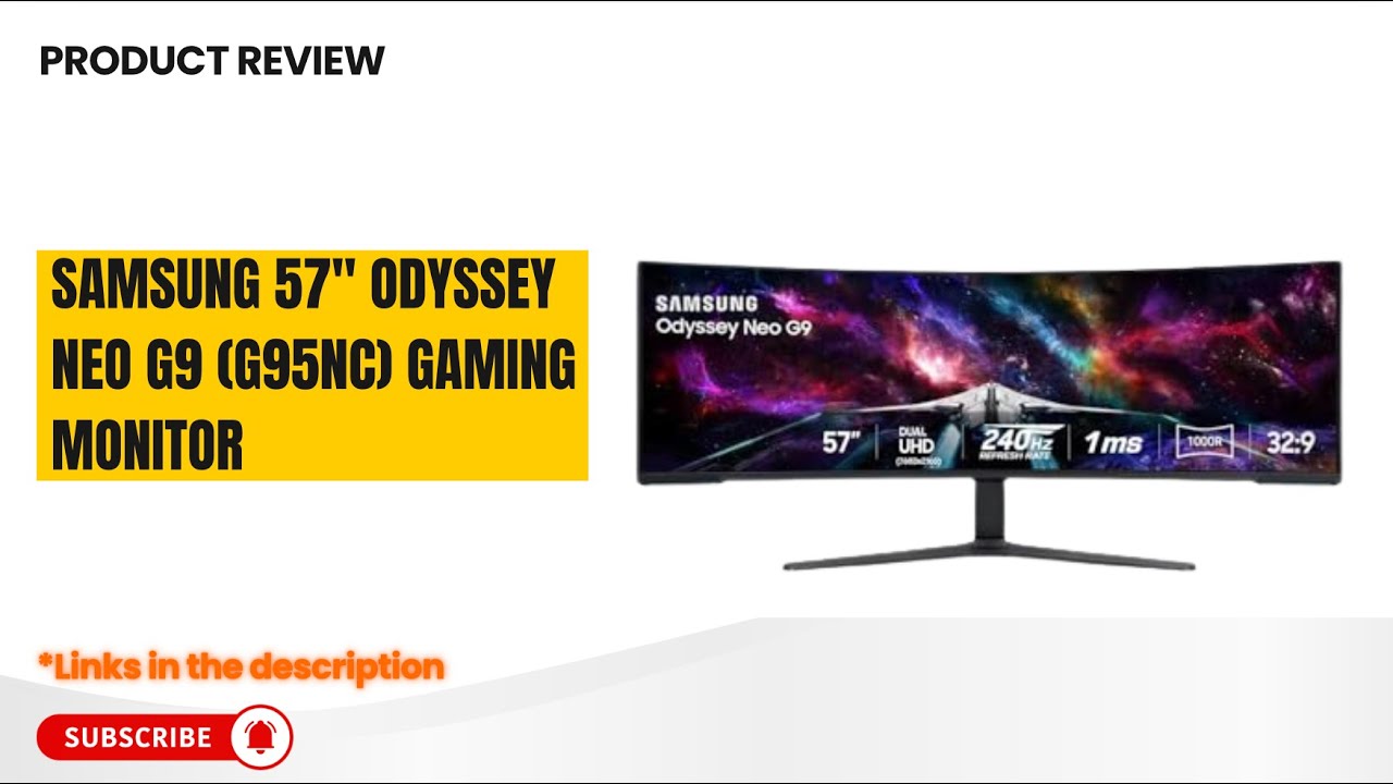 Обзор Samsung Odyssey Neo G9 57" — двойной игровой монитор 4K UHD, 240 Гц, Quantum Mini-LED!