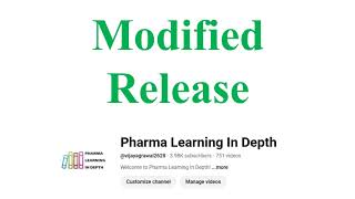 Modified Release