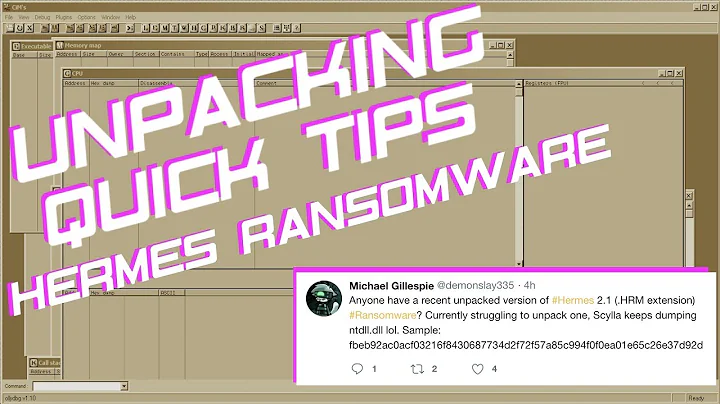 Unpacking Quick Tip: Two Breakpoints to Unpack Hermes Ransomware