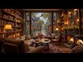 Cozy Paris Rain Jazz by the Window 🌧️ Smooth Saxophone Playlist for Focus &amp; Relaxation 🎷