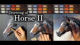 Drawing a Horse in Soft Pastel | Horse II | 2026 Series screenshot 1