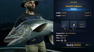 Giant Alantic Salmon Location n Setup (Diamond)(Call Of The Wild: The Angler)